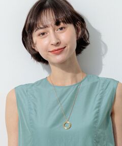 メタルオーバル ワントップ ネックレス