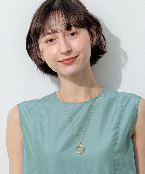 23区 / ニジュウサンク ネックレス・ペンダント・チョーカー | メタルオーバル ワントップ ネックレス（ゴールド系）