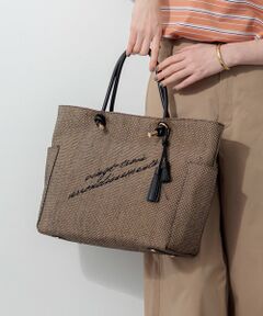 23区 / ニジュウサンク トートバッグ | ロゴ刺繍 雑材 トートバッグ