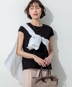 23区 / ニジュウサンク カットソー | ハイエンド フレンチスリーブ Tシャツ