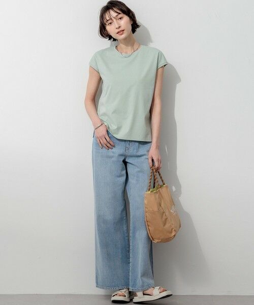 23区 / ニジュウサンク カットソー | ハイエンド フレンチスリーブ Tシャツ | 詳細15