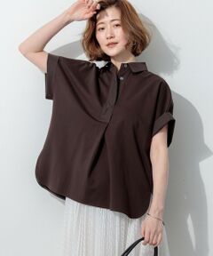 23区 / ニジュウサンク カットソー | ファインツイストポンチ スキッパー カットソー