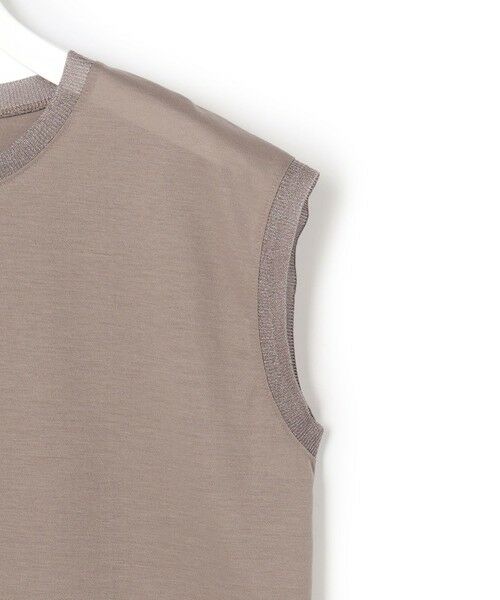23区 / ニジュウサンク カットソー | シアースリーブレス Tシャツ | 詳細11