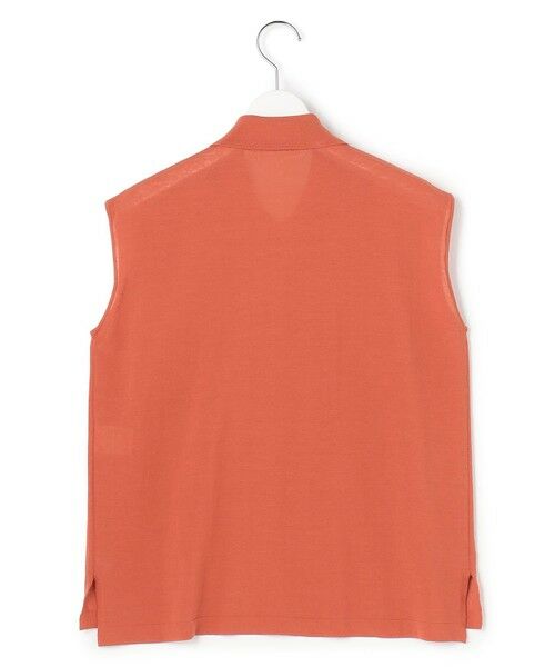 23区 / ニジュウサンク ニット・セーター | ハイツイストコットン スリーブレス ポロ ニット | 詳細10