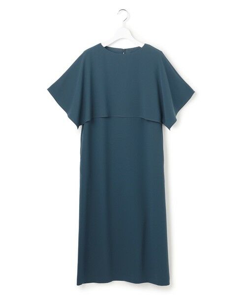 23区 / ニジュウサンク ロング・マキシ丈ワンピース | ストレッチジョーゼット ケープ風ワンピース | 詳細5