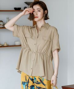 23区 / ニジュウサンク シャツ・ブラウス | 【WEB&一部店舗限定】サスティナクールブッチャー ミリタリー シャツジャケット
