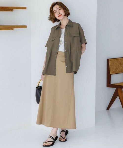 23区 / ニジュウサンク シャツ・ブラウス | 【WEB&一部店舗限定】サスティナクールブッチャー ミリタリー シャツジャケット | 詳細5