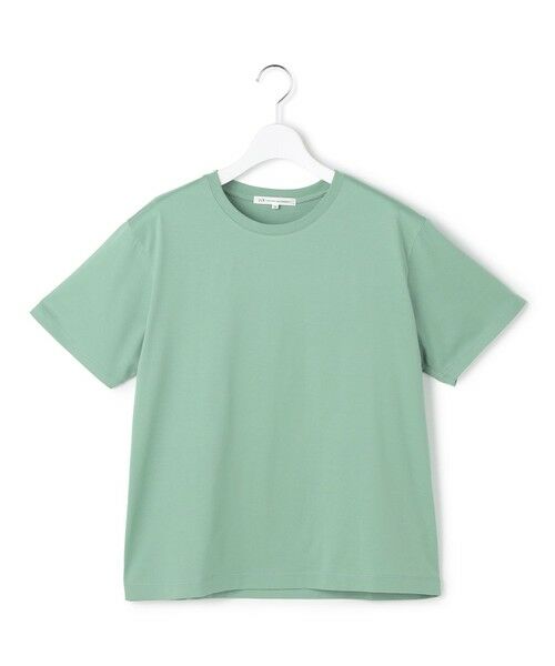 23区 / ニジュウサンク カットソー | シルキータッチ ベーシック Tシャツ（パイングリーン系）