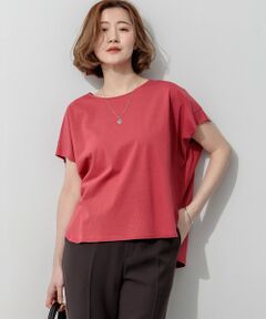 23区 / ニジュウサンク カットソー | 【一部予約】ツイストコットンプレーティング フレンチスリーブ カットソー
