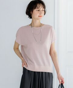 23区 / ニジュウサンク ニット・セーター | 【WEB&一部店舗限定】クレープコットン アゼラメ ニット