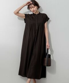 23区 / ニジュウサンク ロング・マキシ丈ワンピース | ウォッシュドシアーボイル ピンタック ワンピース