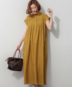 23区 / ニジュウサンク ロング・マキシ丈ワンピース | ウォッシュドシアーボイル ピンタック ワンピース