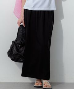 23区 / ニジュウサンク ミニ・ひざ丈スカート | ツイストコットンプレーティング ナロー スカート