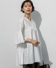 23区 / ニジュウサンク シャツ・ブラウス | コットンボイル チュニックブラウス