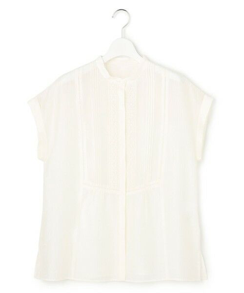 23区 / ニジュウサンク シャツ・ブラウス | 【WEB&一部店舗限定】レースピンタック フレンチスリーブ ブラウス | 詳細5