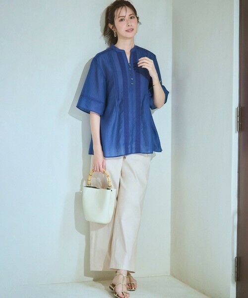 23区 / ニジュウサンク シャツ・ブラウス | 【WEB&一部店舗限定】はしごレース シアー トップス | 詳細7