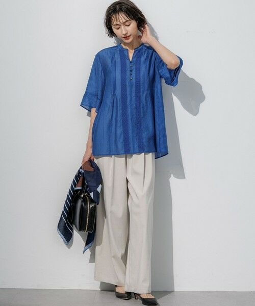 23区 / ニジュウサンク シャツ・ブラウス | 【WEB&一部店舗限定】はしごレース シアー トップス | 詳細9