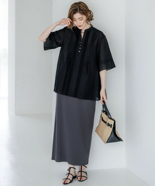 23区 / ニジュウサンク シャツ・ブラウス | 【WEB&一部店舗限定】はしごレース シアー トップス | 詳細21