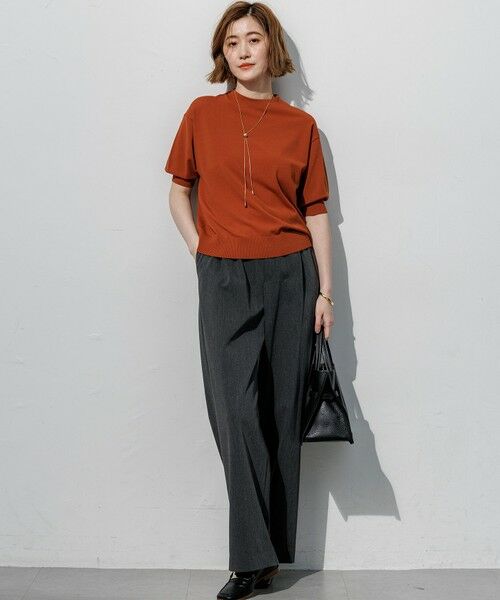 23区 / ニジュウサンク ニット・セーター | 【CLASSY.掲載】セミマットフリゼ リラクシー ニット Tシャツ | 詳細6