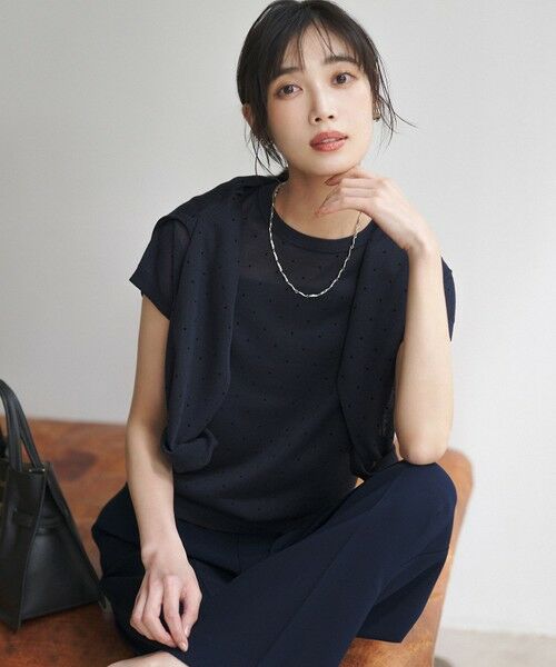 23区 / ニジュウサンク ニット・セーター | 【WEB&一部店舗限定カラーあり】シアードット クルーネック カーディガン | 詳細8