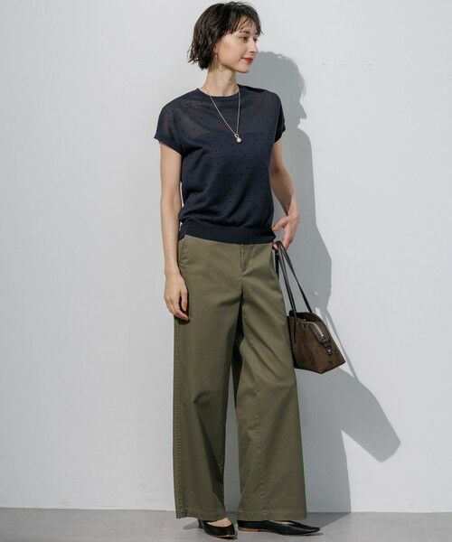 23区 / ニジュウサンク ニット・セーター | 【WEB&一部店舗限定カラーあり】シアードット フレンチスリーブ ニット | 詳細17