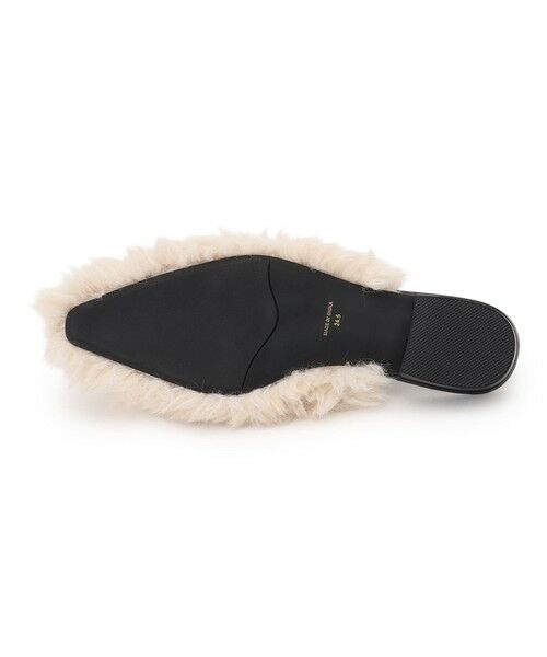 23区 / ニジュウサンク フラットシューズ | ボリュームファー ミュール サンダル | 詳細13