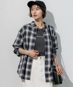 23区 / ニジュウサンク シャツ・ブラウス | コットンミックスチェック シャツ