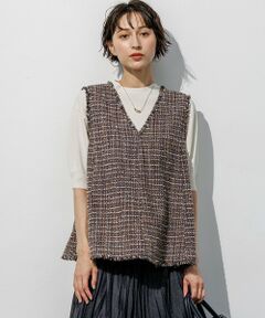 23区 / ニジュウサンク ベスト | GIOLICAツイード ジレ