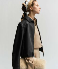 23区 / ニジュウサンク ブルゾン | ラムレザー ステンカラーブルゾン