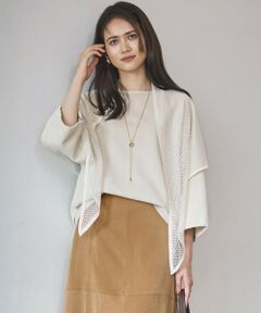 23区 / ニジュウサンク カットソー | 【SLOW/一部店舗限定】ライトダンボール バルーン袖プルオーバー
