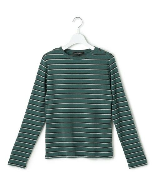 23区 / ニジュウサンク カットソー | 【一部予約】マルチボーダーフライス ロング Tシャツ | 詳細8
