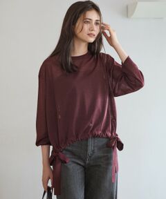 23区 / ニジュウサンク ニット・セーター | 【SLOW/一部店舗限定】シアー ニット ドロストデザイン プルオーバー