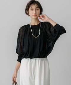 23区 / ニジュウサンク ニット・セーター | シアーギャザープルオーバー ニット