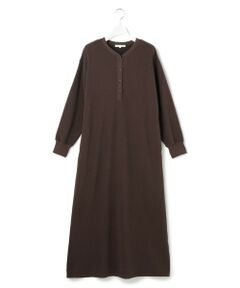 23区 / ニジュウサンク ロング・マキシ丈ワンピース | 【SLOW/一部店舗限定】ヴィンテージライクテリー ヘンリーネック ワンピース