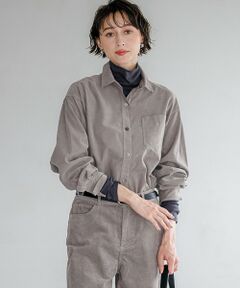 23区 / ニジュウサンク シャツ・ブラウス | 【先行予約】コットンコーデュロイ シャツ