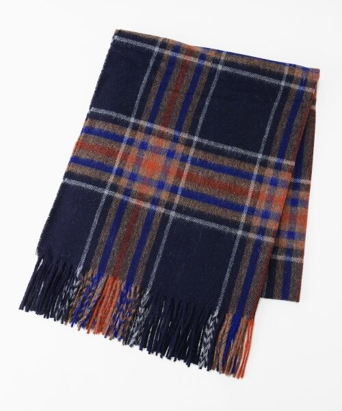 ＊＊NIMES / ニーム マフラー・ショール・スヌード・ストール | MOON マフラー（ネイビー系1）