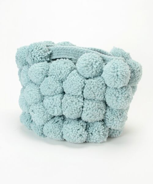 ＊＊NIMES / ニーム マフラー・ショール・スヌード・ストール | PERU KNIT ポンポンBAG S | 詳細3