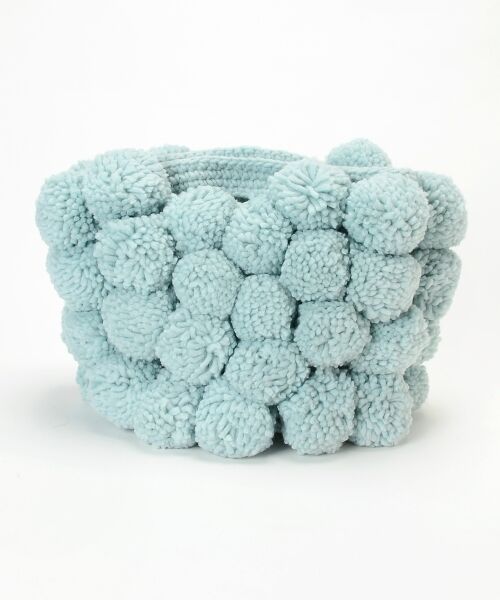 ＊＊NIMES / ニーム マフラー・ショール・スヌード・ストール | PERU KNIT ポンポンBAG S | 詳細5