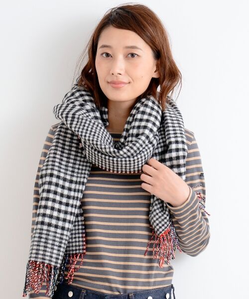 美品ブリオーニ Brioni シルク×カシミア ダブルフェイスマフラー ストール cloudshoe_brioni-o31c00o9378