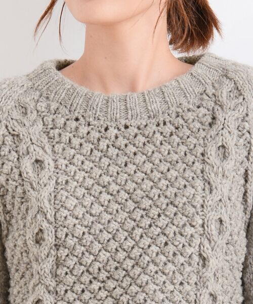 PERU KNIT ハートJQ P/O