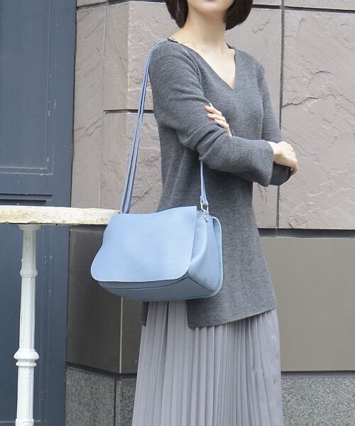 ＊＊NIMES / ニーム マフラー・ショール・スヌード・ストール | PELLETTERIA VENETA Wフラップ M（ブルー）