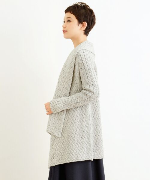 ＊＊NIMES / ニーム ニット・セーター | IRELAND EYE ショールカラーC/D | 詳細2