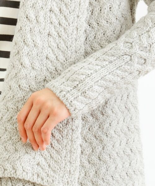 ＊＊NIMES / ニーム ニット・セーター | IRELAND EYE ショールカラーC/D | 詳細5