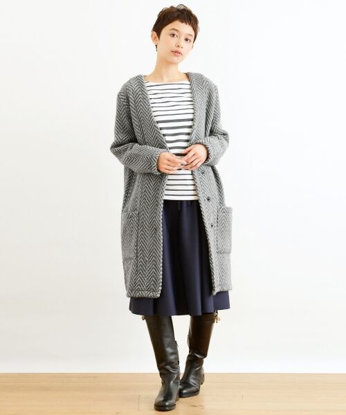 ＊＊NIMES / ニーム その他アウター | John Branigan VネックCT | 詳細10