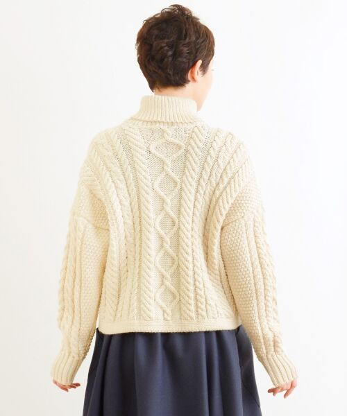 ＊＊NIMES / ニーム ニット・セーター | Guernsey Wollens タートルP/O | 詳細3