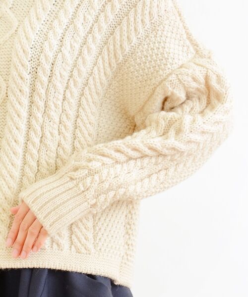 ＊＊NIMES / ニーム ニット・セーター | Guernsey Wollens タートルP/O | 詳細5