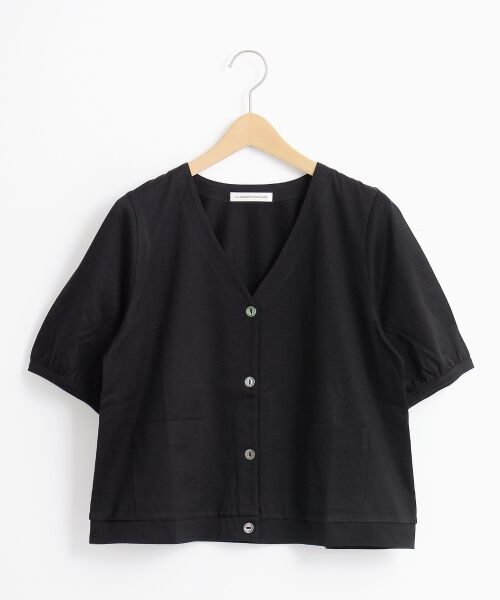 ＊＊NIMES / ニーム カットソー | 60/2シルケット天竺 半袖C/D（ブラック）