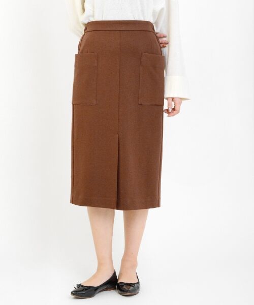 ＊＊NIMES / ニーム ミニ・ひざ丈スカート | ストレッチポンチ タイトスカート | 詳細1