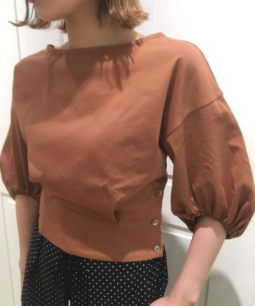 ＊＊NIMES / ニーム シャツ・ブラウス | プレミアム天竺 脇釦ブラウス | 詳細5