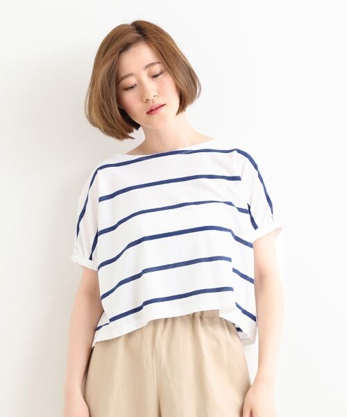 ＊＊NIMES / ニーム Tシャツ | C/R/RaボーダーワイドTシャツ | 詳細1